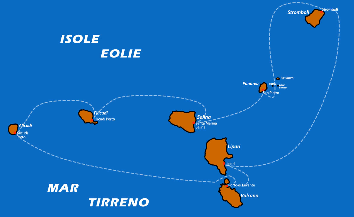 Veliero Sigismondo - crociere Isole Eolie